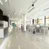 5x5 Cubicles- 54″ H - 2 MAN (MIRROR) L Shape Glazed Office Desk -E - 5x5 Cubicles- 54 Mirror (view 8)