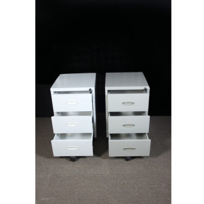 STEEL MOBILE PEDESTALS 3 DRAWER - Steel Mobile Pedestals Drawer