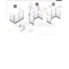 5x5 Quad Cubicles-43″ H- 4 MAN L Shape Fully Laminated Office Workstations-MV - 5x5 Quad Cubicles-43 H- (view 13)