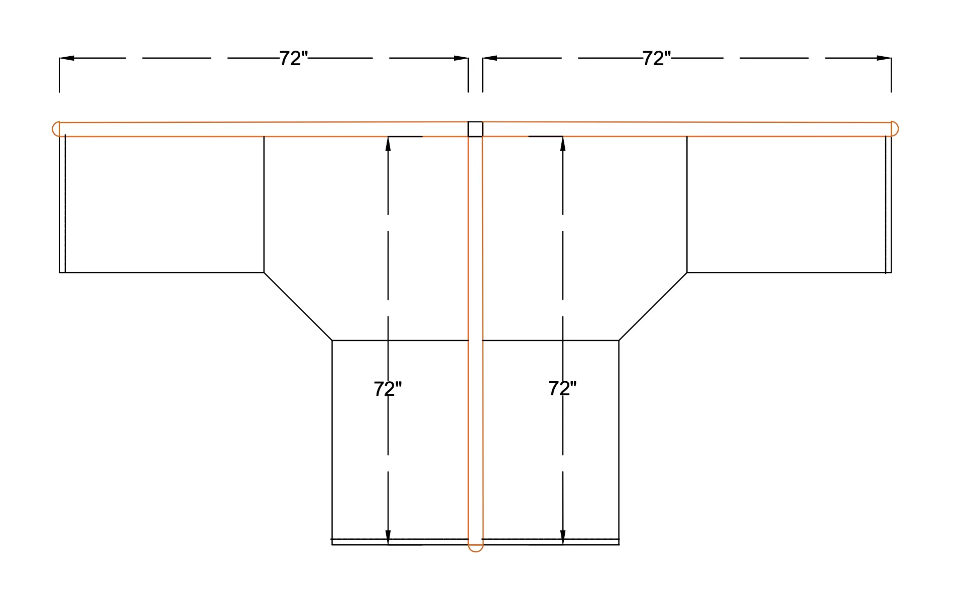 6x6 Cubicles- 54″H - 2 MAN (MIRROR) Glazed L Shape Cubicle Workstations-E - 6x6 Cubicles- 54 Mirror (view 2)