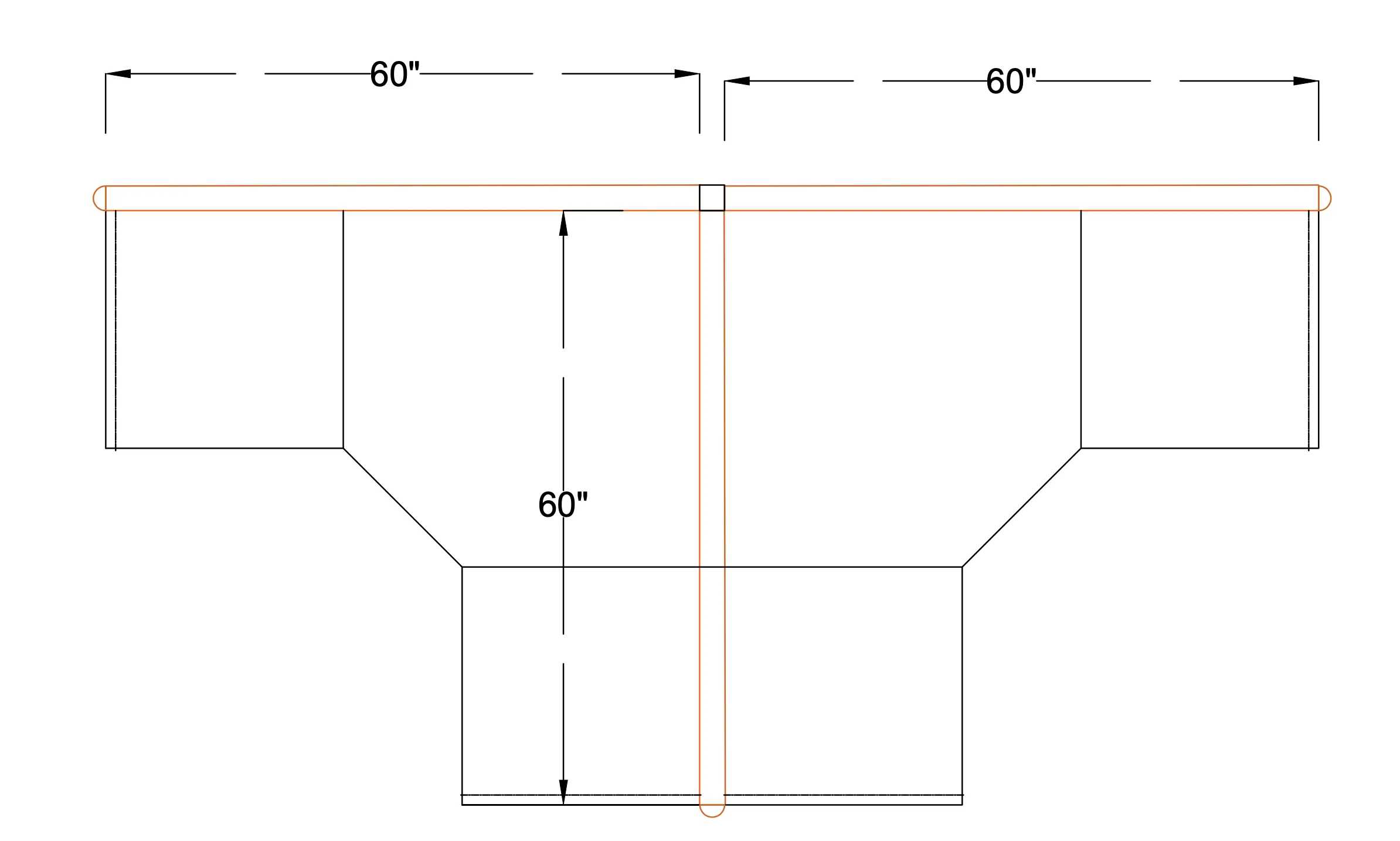 Screen Shot 2022-06-12 at 12.26.11 AM 5x5 Cubicles- 54" H- 2 MAN(MIRROR) L Shape Fully Fabric With Pedestals-E - 5x5 Cubicles- 54 H- (view 2)