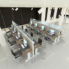 4x2 Eight Man Cubicles- 63
