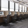 4x2 Cubicle -54″ H - 8 MAN Telemarketing Call Center Fully Fabric Workstations-U - 4x2 Cubicle -54 Telemarketing
