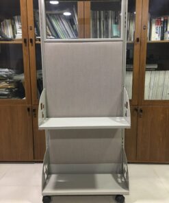 Portable Cubicle Glazed Partition 36"x 54" - Portable Cubicle Glazed Partition