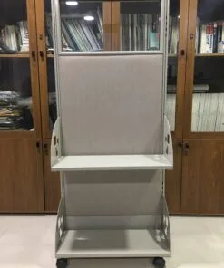 Portable Cubicle Glazed Partition 36"x 54" - Portable Cubicle Glazed Partition