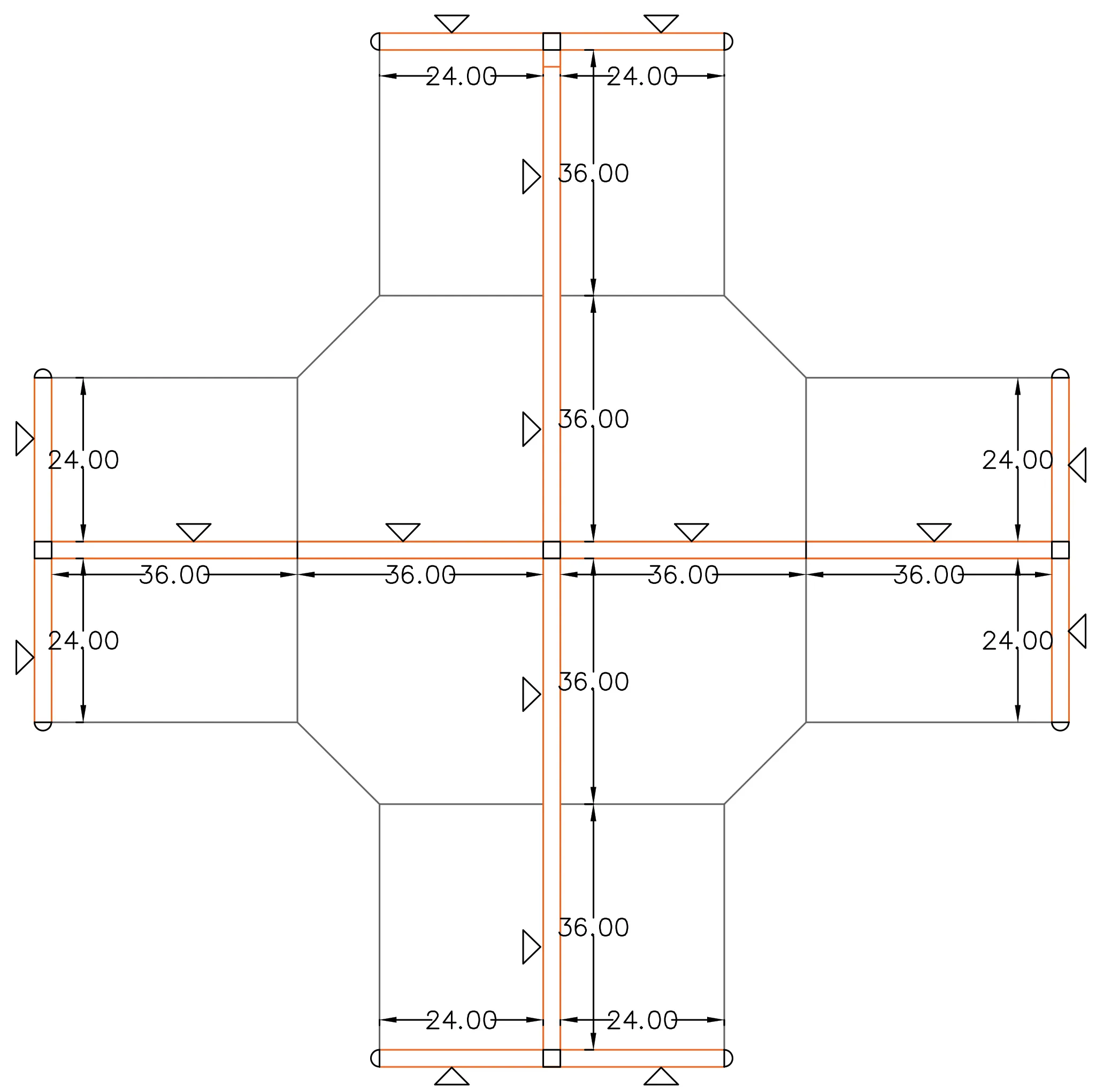 6x6 Cubicles -54″ H- 4 MAN (QUAD) Glazed L Shape Workstations-U - 6x6 Cubicles -54 H- (view 2)