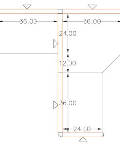 6x6 Cubicles - 54″ H-2 MAN (DOUBLE) L Shape Glazed Office Workstations-U - 6x6 Cubicles 54 H-2 (view 2)