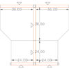 5x5 Cubicles - 54″ H- 2 MAN (MIRROR) L Shape Glazed Office Workstations -U - 5x5 Cubicles 54 H- (view 2)