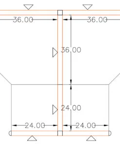 5x5 Cubicles - 54″ H- 2 MAN (MIRROR) L Shape Glazed Office Workstations -U - 5x5 Cubicles 54 H- (view 2)