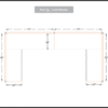 6x6 Laminated Cubicles-51″ H- 2 MAN (GLAZED ) Open Space Laminated Office Workstations-V - 6x6 Laminated Cubicles-51 H- (view