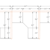 5x5 Cubicles- 54″ H- 3 MAN (PACKED) L Shape Fully Fabric Office Workstations-E - 5x5 Cubicles- 54 H- (view 2)