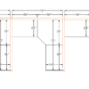 6x6 Cubicles- 51″ H- 3 MAN (PACKED) L Shape Fully Fabric Office Workstations-E - 6x6 Cubicles- 51 H- (view 2)
