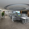 6x6 Cubicles -51″ H- 10 MAN (PACKED) L Shape Glazed Office Cubicles -E - 6x6 Cubicles -51 H-