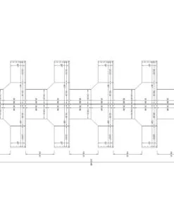 6X6 Cubicles -51″ H- TEN MAN U Shape glazed Office Workstations -VE - 6x6 Cubicles -51 H- (view 2)