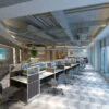 3X2 & 4x2 Cubicles -51″ H- 11 MAN U Shape Glazed Office Call Center -V - 3x2 4x2 Cubicles -51
