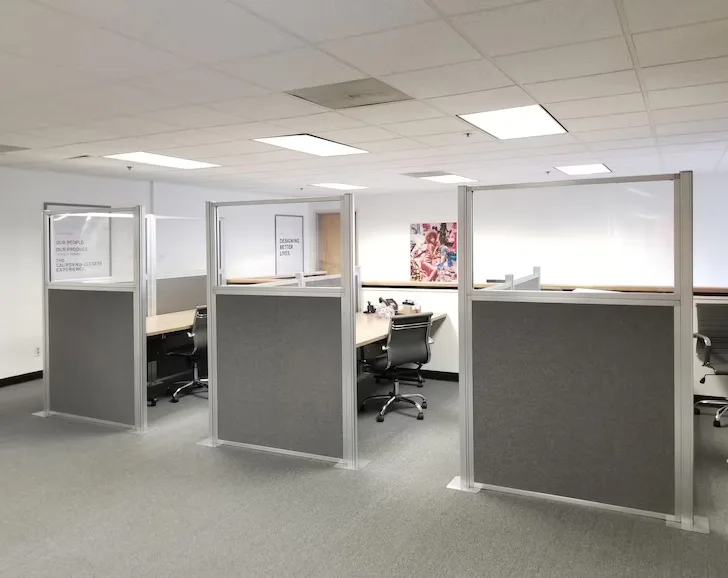 Cubicle walls and office partition panel system
