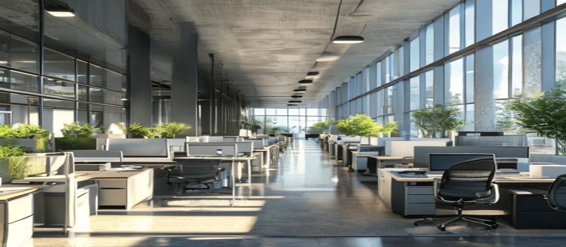 Office Cubicles Austin TX — modern open-plan office with cubicle workstations