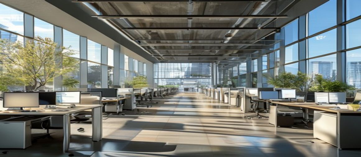Office Cubicles Dallas TX — modern open-plan office with cubicle workstations