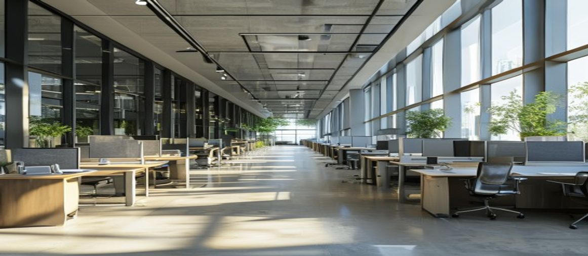 Office Cubicles Fort Worth TX — modern open-plan office with cubicle workstations