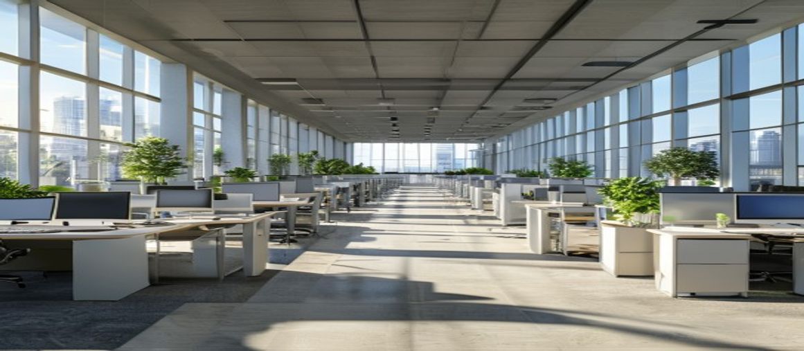 Office Cubicles Grand Rapids MI — modern open-plan office with cubicle workstations