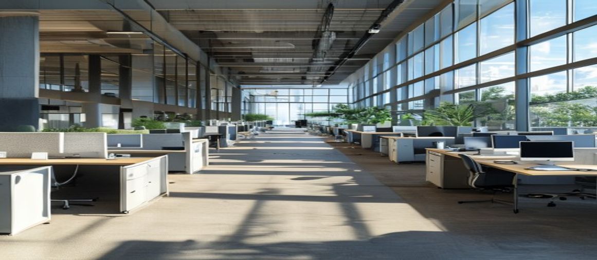 Office Cubicles Phoenix AZ — modern open-plan office with cubicle workstations