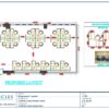 Professional office cubicle layout floor plan CS-2570 — Reception & Workstation Plan by Cubicles.shop