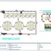 Professional office cubicle layout floor plan CS-2571 — Office Cubicles Call Center by Cubicles.shop