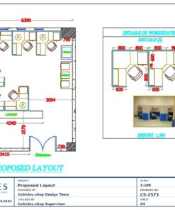 Multi-Office Floor Plan with Kitchen & WC