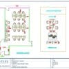 Professional office cubicle layout floor plan CS-2574 — Call Center For Marketing Team by Cubicles.shop