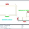 Professional office cubicle layout floor plan CS-2576 — Office Reception Counter by Cubicles.shop
