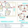 Professional office cubicle layout floor plan CS-2580 — Call Center Office Cubicles by Cubicles.shop