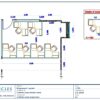 Professional office cubicle layout floor plan CS-2592 by Cubicles.shop