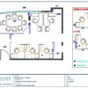 Professional office cubicle layout floor plan CS-2593 by Cubicles.shop