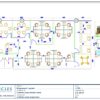 Professional office cubicle layout floor plan CS-2615 by Cubicles.shop