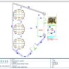 Professional office cubicle layout floor plan CS-2616 by Cubicles.shop