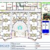 Professional office cubicle layout floor plan CS-2627 by Cubicles.shop