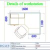 Professional office cubicle layout floor plan CS-2637 by Cubicles.shop