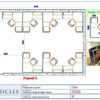 Professional office cubicle layout floor plan CS-2638 by Cubicles.shop