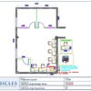 Professional office cubicle layout floor plan CS-2639 by Cubicles.shop