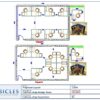 Professional office cubicle layout floor plan CS-2651 by Cubicles.shop