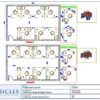 Professional office cubicle layout floor plan CS-2654 by Cubicles.shop