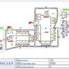 Professional office cubicle layout floor plan CS-2655 by Cubicles.shop