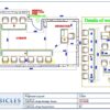 Professional office cubicle layout floor plan CS-2660 by Cubicles.shop
