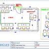 Professional office cubicle layout floor plan CS-2661 by Cubicles.shop