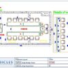 Professional office cubicle layout floor plan CS-2663 by Cubicles.shop