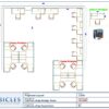 Professional office cubicle layout floor plan CS-2667 by Cubicles.shop