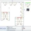 Professional office cubicle layout floor plan CS-2667 by Cubicles.shop
