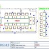 Professional office cubicle layout floor plan CS-2679 by Cubicles.shop