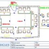 Professional office cubicle layout floor plan CS-2681 by Cubicles.shop