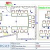 Professional office cubicle layout floor plan CS-2682 by Cubicles.shop